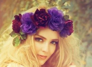 Wedding Hair With Flowers & jewels : Milcah- Bridal Flower Crown, Wedding Head Wreath…