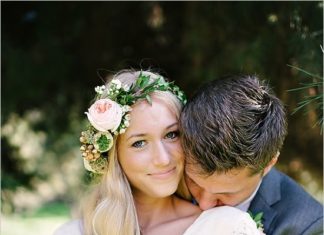 Wedding Hair With Flowers & jewels : pose…