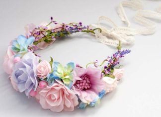 Wedding Hair With Flowers & jewels : Si te gustan las coronas de flores, en este post te enseñamos cómo hacer una e…