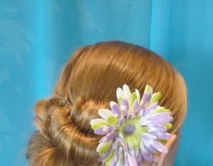 Wedding Hair With Flowers & jewels : Super easy messy bun tutorial for long and medium hair. www.princesshairs……