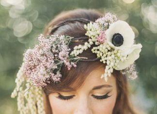 Wedding Hair With Flowers & jewels : super pretty head piece…