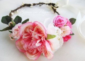 Wedding Hair With Flowers & jewels : Sweet flower crown on Etsy…