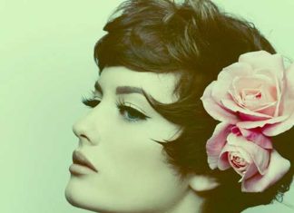 Wedding Hair With Flowers & jewels : very short bridal hair – Google Search…