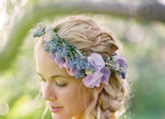Wedding Hair With Flowers & jewels : wianek panna młoda…