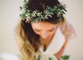 Wedding Hair With Flowers & jewels : You’ll Swoon Over These 15 Dreamy Flower Crowns | TheKnot.com…