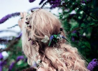 Wedding Hair With Flowers & jewels : Soft & natural wedding hair inspiration from a bygone era: Links for ideas &…