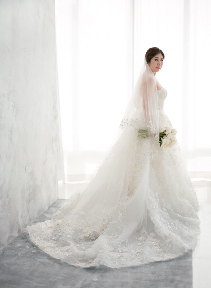 With 2 Monique Lhuillier gowns + Shoes from Sergio Rossi, Christian Louboutin an...