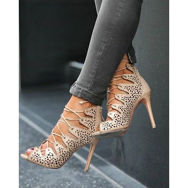 Inspired by Gladiator #style #fashiongram #luxury #wedges #pumps #shoeaddict #he...