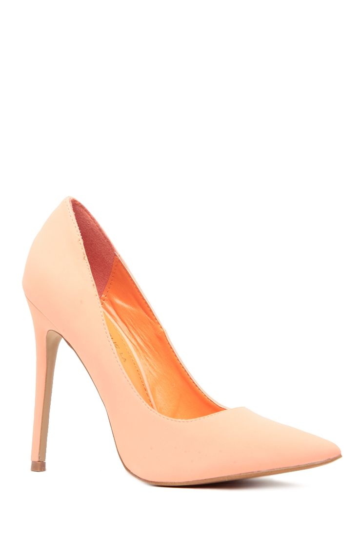 high heels peach