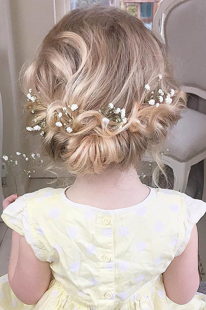 Wedding Hair With Flowers Jewels 18 Cute Flower Girl