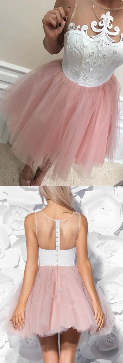 Short Prom Dresses, Pink Prom Dresses, Prom Dresses Short, Custom Prom Dresses, ...