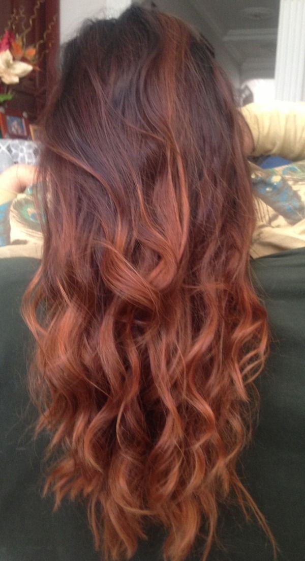 Trendy Hair Style Red Ombre Hair Lady Laras Got That Now And I