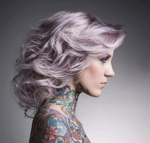 Medium Length Pastel Purple Hair Hair Purple Youfashion Net