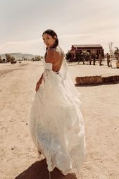 Boho brides will love Rue De Seine's wild & stunning new wedding dresses!