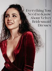 Bridesmaids Dresses : 70s-Inspired Velvet Bridesmaid Dresses for the Chic Bride