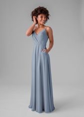 Bridesmaids Dresses : Dreamy Dusty Blue Bridesmaid Dress