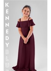 Bridesmaids Dresses : Kennedy Blue Juniors Bridesmaid Dress Nica