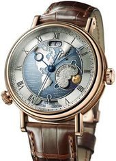 New Luxury Watches for Men in 2020 : Breguet Classique Hora Mundi Automatic Silver Dial Men’s Watch 5717BR/US/9ZU