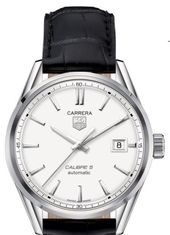 New Luxury Watches for Men in 2020 : Tag Heuer Carrera Calibre 5 39mm Automatic Men’s Watch WAR211B.FC6180