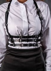 Grunge Outfits : Items similar to Bondage Harness,Body Harness,Leather Harness,Women Bondage,Women Harness,Harness Lingerie,Black Harness,Chest Harness,Fashion Harness,Mature on Etsy