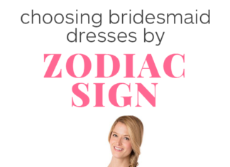 Bridesmaids Dresses : Our Guide to Choosing Bridesmaid Dresses by Zodiac Sign – Wedding Shoppe