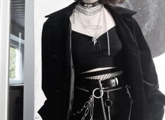 Grunge Outfits : Grunge | Blogger ⛓ on Instagram: “What’s your fave(s)? 🖤 Follow @notcryingx for more grunge inspiration! | | 📸: @burymewith4rt | | #goth #dark #gothgoth #emoboy #gothfashion…”