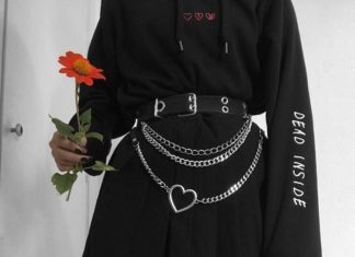 Grunge Outfits : Ana on Instagram: “All flowers must wither, no matter by which manner they are reaped 🥀 (hi, it me, ya favourite edge lord). . #grunge #softgrunge…”