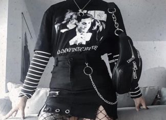 Grunge Outfits : Grunge/Alternative👽💜 on Instagram: “~ 1, 2, 3 or 4?🖤 . . . . . . . . . . #outfitinspiration #outfitinspo #outfitflatlay #alternative #alternativefashion #Aesthetictumblr…”