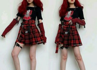 Grunge Outfits : Red Hot outfit