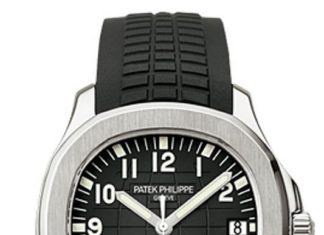 New Luxury Watches for Men in 2020 : Patek Philippe Aquanaut Automatic Black Dial Stainless Steel Men’s Watch 5167A-001