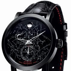 New Luxury Watches for Men in 2020 : The Movado Red Label Skymap Limited Edition Automatic Wrist Watch.