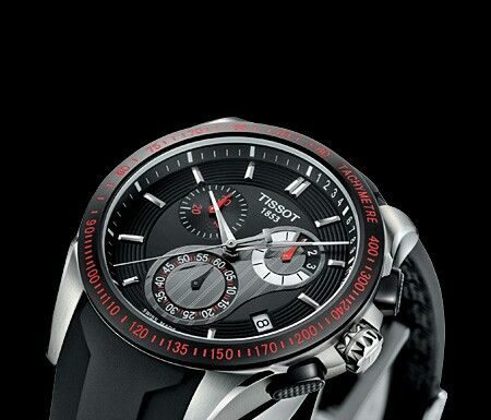 New Luxury Watches for Men in 2020 : Tissot Men’s T0244172705100 Veloci-T Chronograph Black Dial Watch