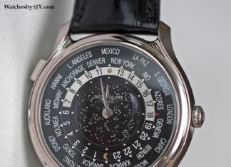 New Luxury Watches for Men in 2020 : Up Close With The Patek Philippe 175th Anniversary World Time Moon Refs. 5575G and 7175R (With Photos And Price) | SJX Watches