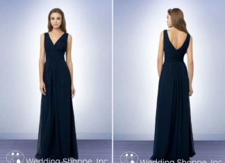 Bridesmaids Dresses : Black Tie Bridesmaid Dresses by Bill Levkoff – Wedding Shoppe