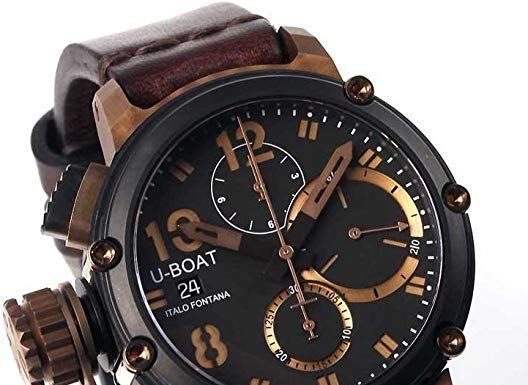 New Luxury Watches for Men in 2020 : U-Boat Watch Germany Chronograph 43mm Chimera Bronze B&B 8015