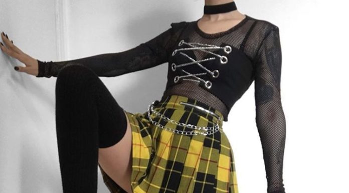 Grunge Outfits : Ana on Instagram: “What’s your favourite colour? I’m kind of obsessed with yellows in a not so healthy way 💛☀️🌙🌻🌞🐥 Thank you so much @lovetootrue for my new…”