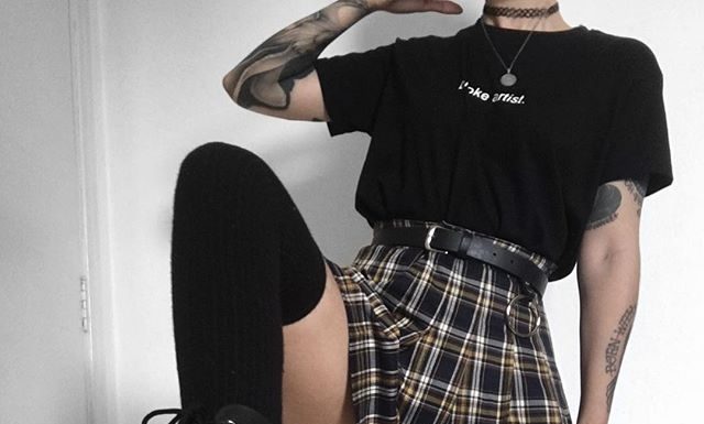 Grunge Outfits : Ana on Instagram: “do you prefer 1, 2 or 3? 🤔 . . #grunge #softgrunge #gothaesthetic #goth #grungeaesthetic #90sfashion #alternative #style #fashion…”