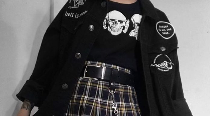 Grunge Outfits : Grunge | Blogger ⛓ on Instagram: “Yayy or Nayy? 🖤 Follow @notcryingx for more grunge inspiration! | | Model: @flatcetera | | #aesthetic #alternative #fashion #photography…”