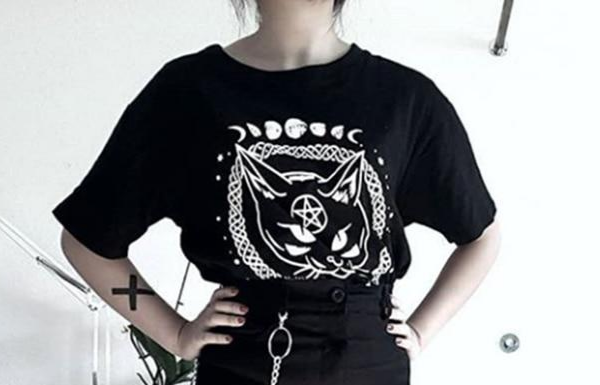 Grunge Outfits : Irregular Chain Skirt