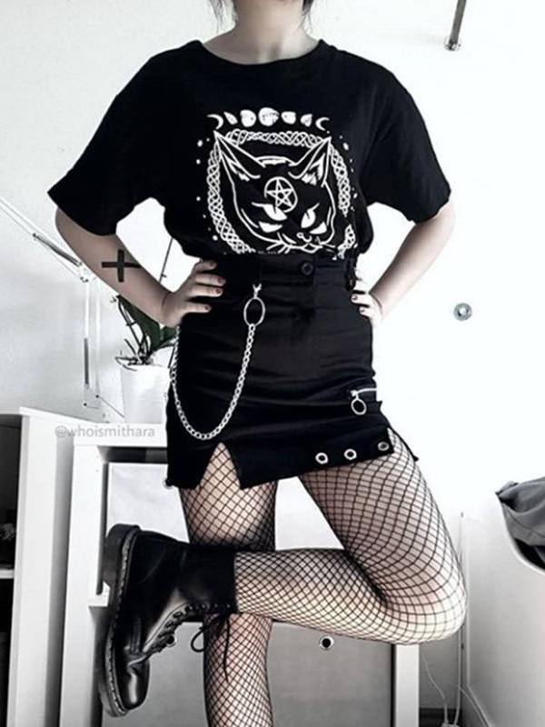 Grunge Outfits : Irregular Chain Skirt - YouFashion.net | Leading ...