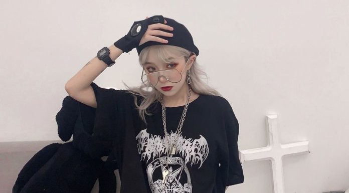 Grunge Outfits : Oversize death metal tee black