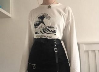 Grunge Outfits : REVIEW FOR ULLZANG UNISEX T-SHIRT YV41072 #grungegoth