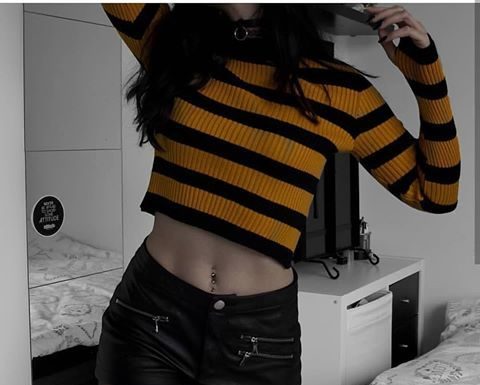 Grunge Outfits : 👽🖤 on Instagram: “#тату #татуировка #рок #альтернатива #grunge #girl #grungegirl #tattoo #black #blue #shorts #alternative #nobody #cares #top #white…”