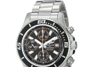 New Luxury Watches for Men in 2020 : Breitling Men’s ‘SuperOcean Chrono’ Black Dial Automatic Watch