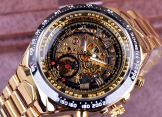 New Luxury Watches for Men in 2020 : Classy Automatic Skeleton Watch