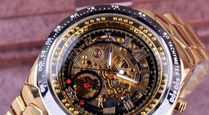 New Luxury Watches for Men in 2020 : Classy Automatic Skeleton Watch