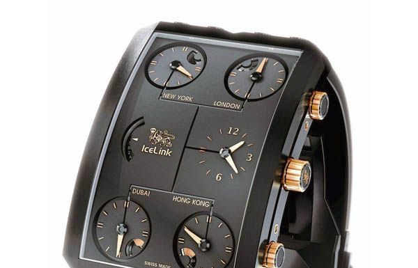 New Luxury Watches for Men in 2020 : IceLink Zermatt GMT – A 5 Dial Watch for 6 Timezones |