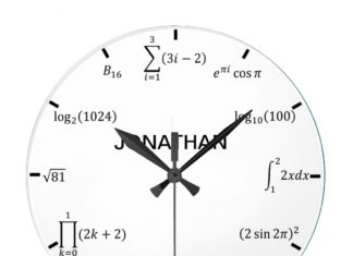 New Luxury Watches for Men in 2020 : Math Equations and Notations Large Clock