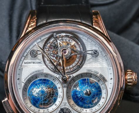 New Luxury Watches for Men in 2020 : Montblanc Collection Villeret Tourbillon Cylindrique Geosphères Vasco Da Gama Watch Hands-On | aBlogtoWatch