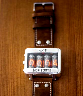 New Luxury Watches for Men in 2020 : Nixie-tube-watch-clock-wrist-watch-self-made-dock-station-z5 | watches